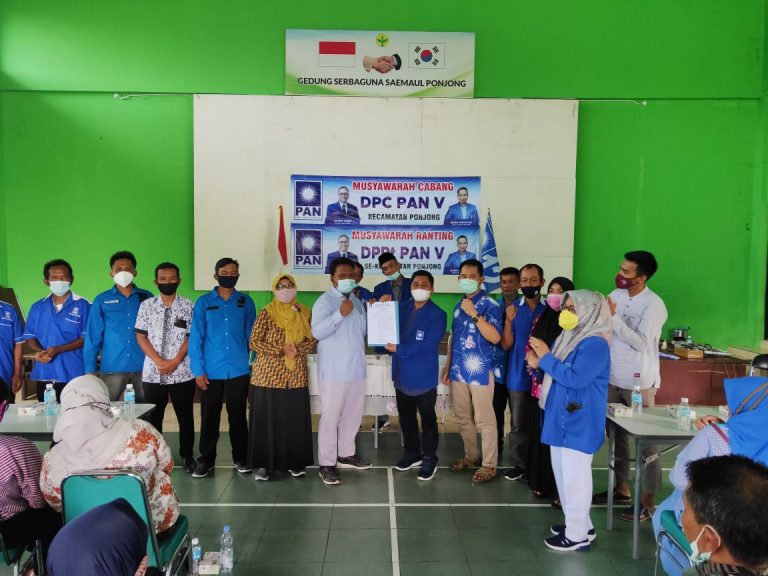 Muscab DPC PAN PONJONG & MUSRAN DPRt PAN Se Kecamatan Ponjong Berlangsung Lancar