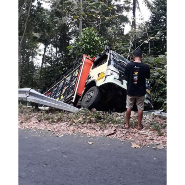 Kondisi Truck Pasca Kecelakaan