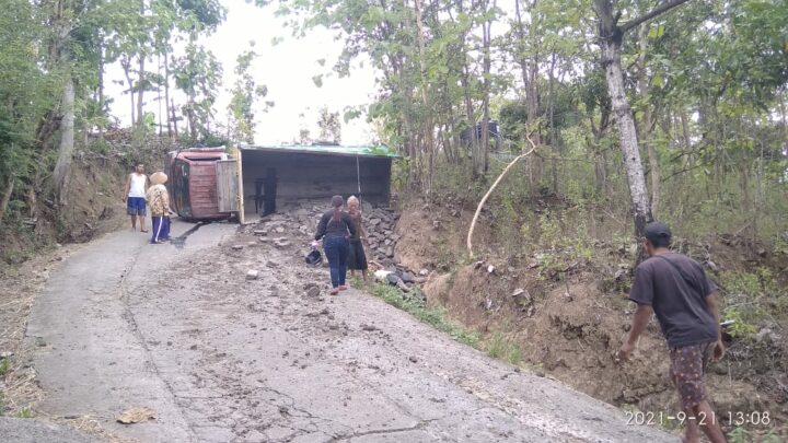 Kondisi Truck Pasca Kecelakaan