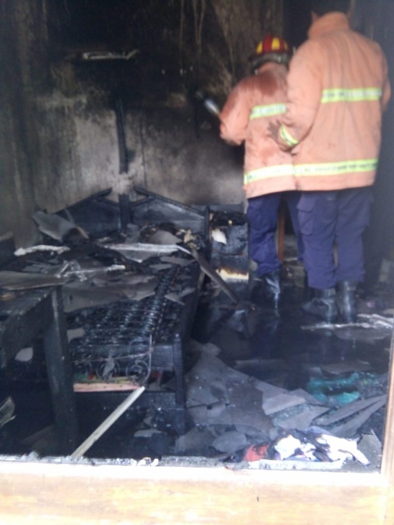 Kondisi Rumah Usai Terbakar