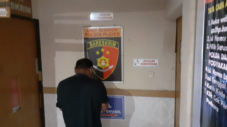 Pelaku Saat Ditahan