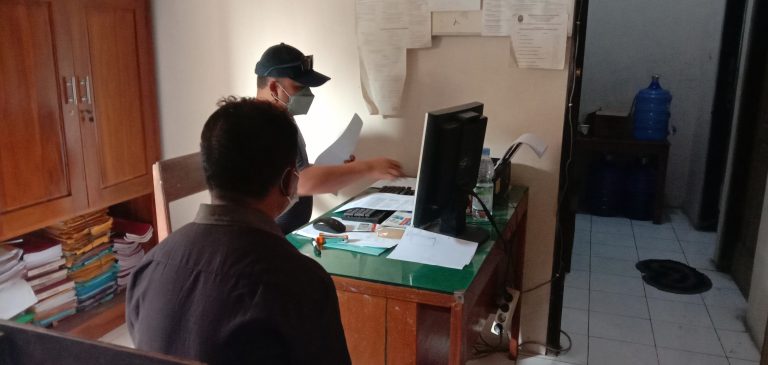 Pelaku Saat Diperiksa Penyidik