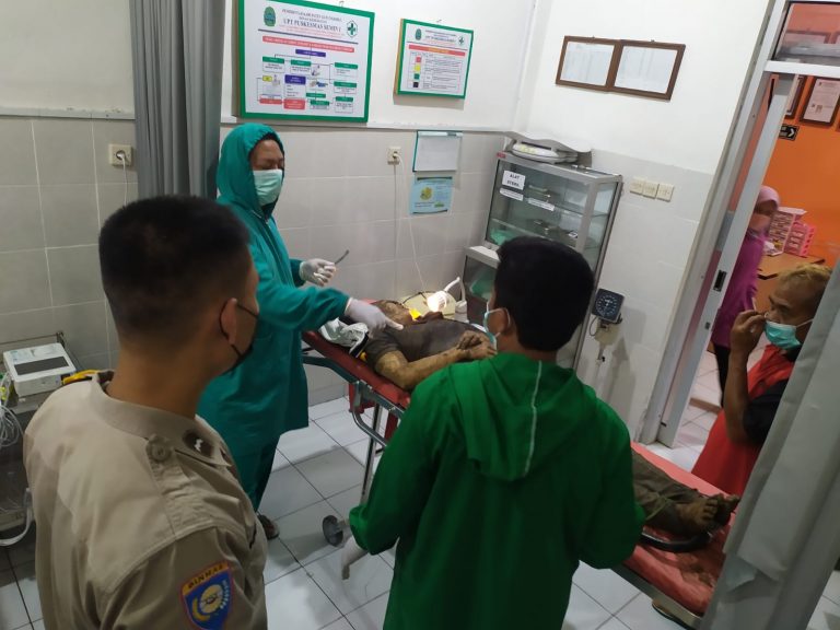 Korban Saat Dilarikan Ke Rumah Sakit