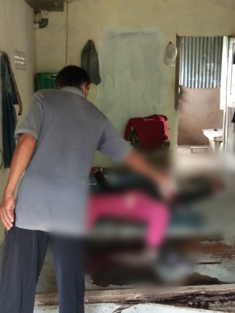 Korban Saat Ditemukan