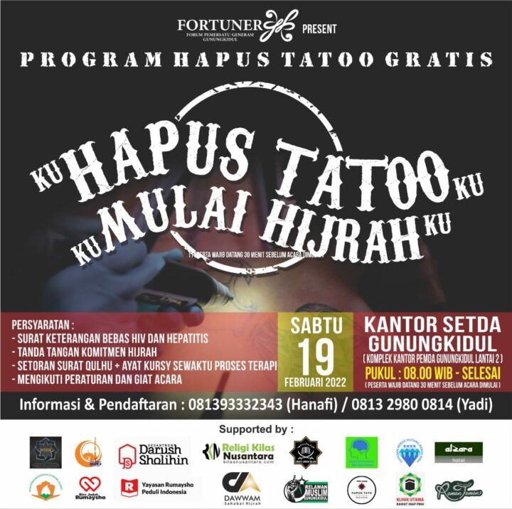 KuHapus Tatooku KuMulai Hijrahku