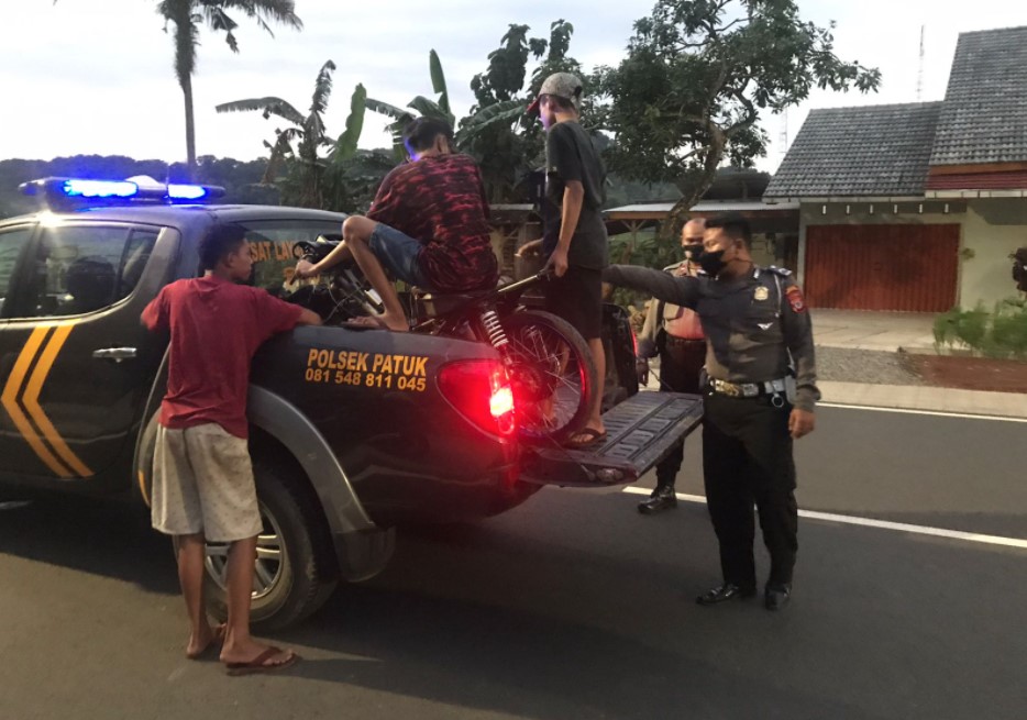 Polisi Antisipasi Balap Liar Dan Klitih, Garuk Sepeda Motor Racing