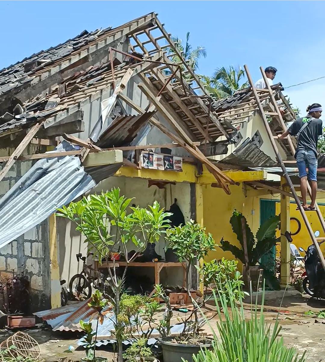 Rumah Terdampak Bencana Puting Beliung