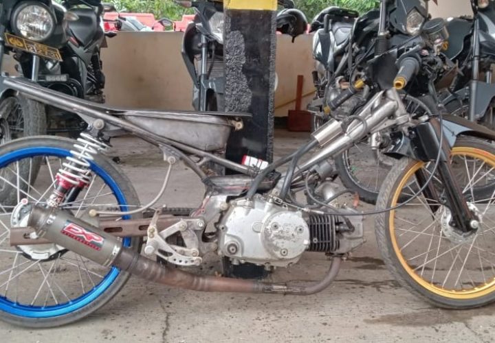 Sepeda Motor Racing Yang Diamankan Kepolisian