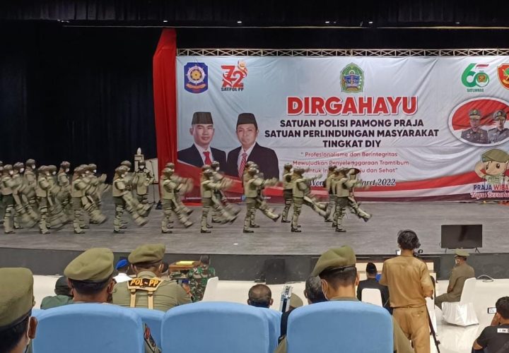 HUT Satpol PP DIY Ke 72 Yang Dipusatkan Di Auditorium Taman Budaya Gunungkidul TBG