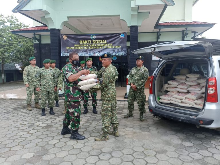 Mantan Pasukan Cakra Sebar Sembako Kepada Anak Yatim Dan Fakir Miskin