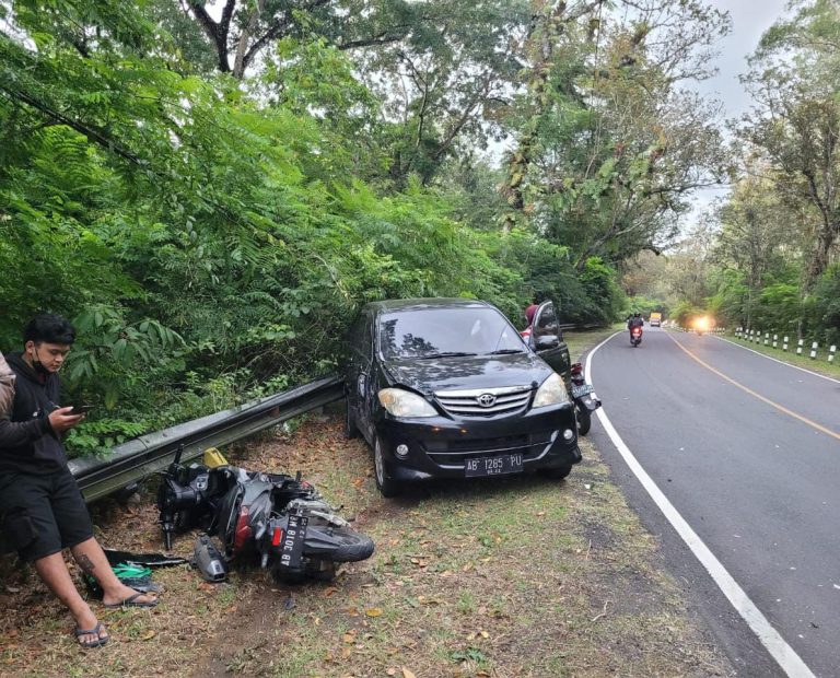 Tiga Kendaraan Terlibat Kecelakaan Di Tahura