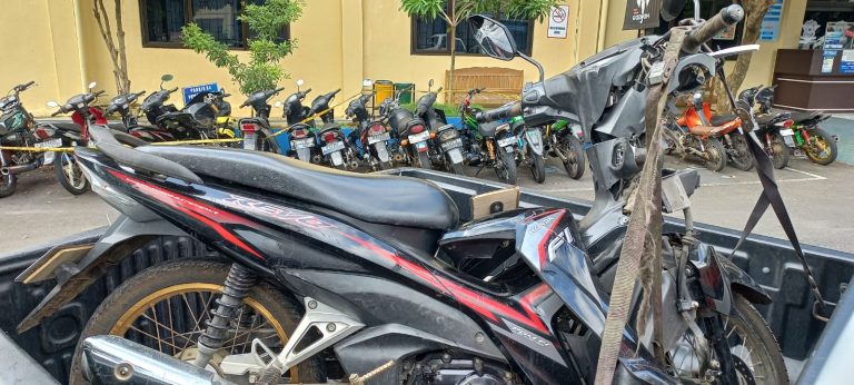Kondisi Motor Usai Kecelakaan