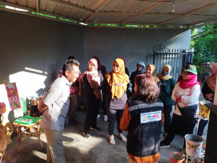 Kunjungan Istri Bupati Bantul Ke KSM Pilah Berkah