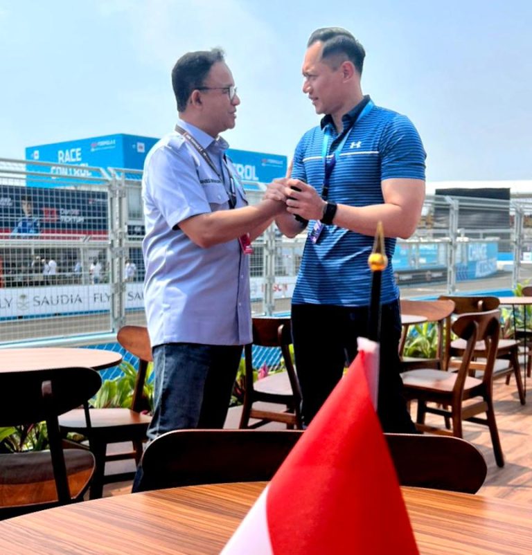Gubernur DKI Anies Baswedan Dan Ketum Demokrat AHY