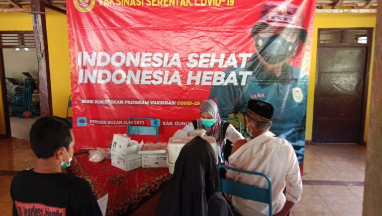 Kegiatan Vaksinasi Di Saptosari