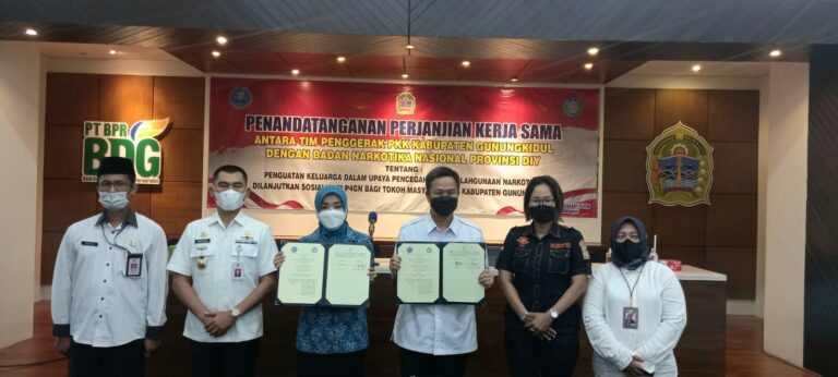 Kerjasama BNNP DIY Dan PKK Gunungkidul