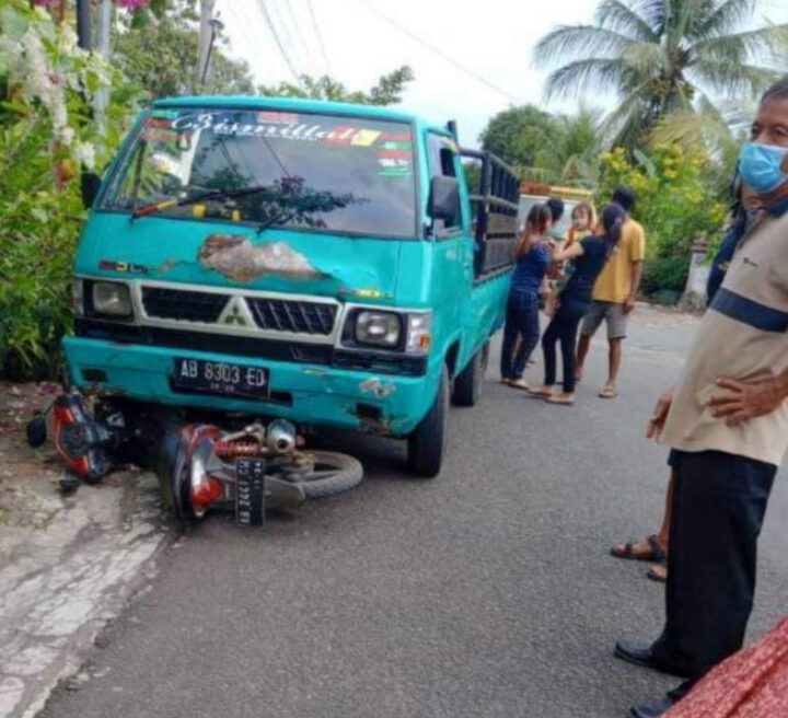 Kondisi Motor Dan Mobil Usai Kecelakaan