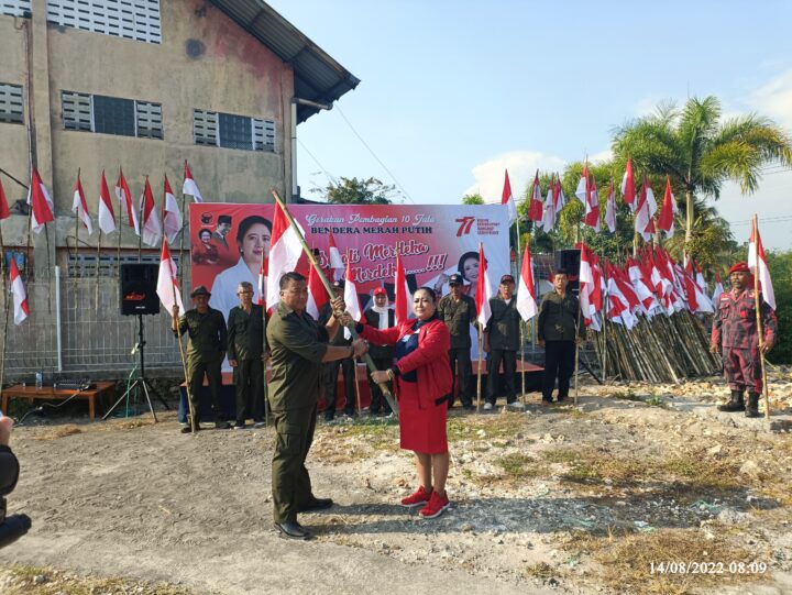 PDIP Gunungkidul Kibarkan Seribu Bendera
