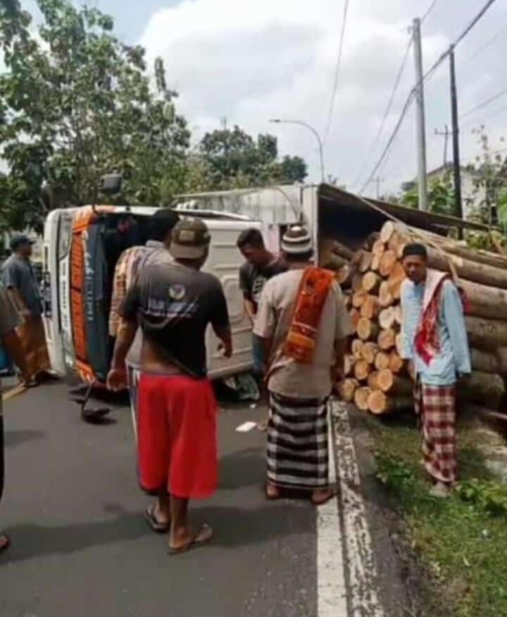 Kondisi Truck Usai Kecelakaan