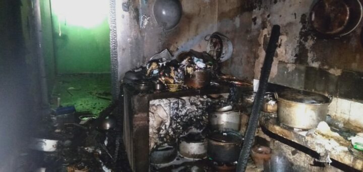 Kondisi Rumah Usai Terbakar