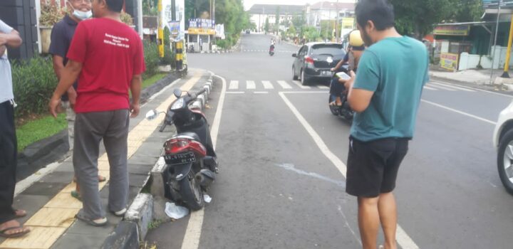 Kondisi Sepeda Motor Usai Tabrakan