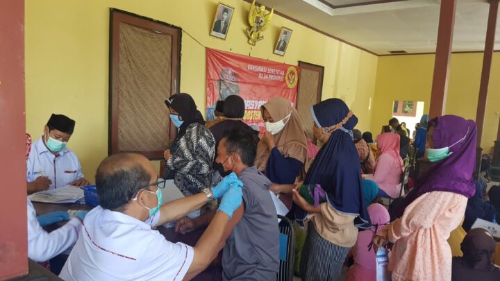 Vaksinasi Di Kalurahan Jepitu