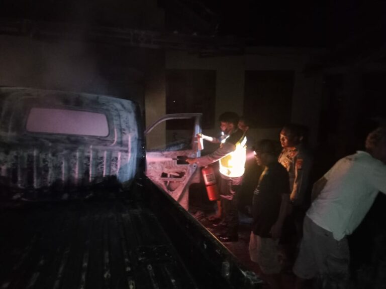 Mobil Jaeni Usai Terbakar