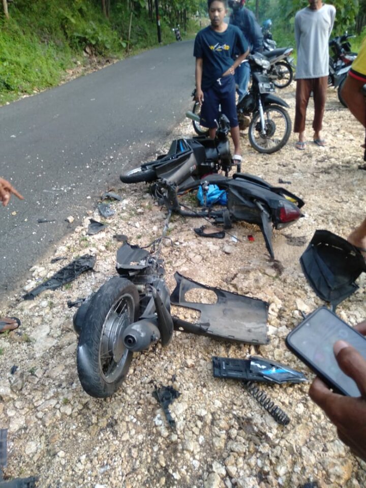 Sepeda Motor Korban Yang Hancur