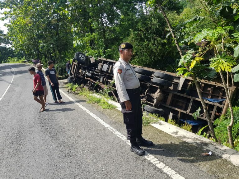 Truck Tronton Kecelakaan
