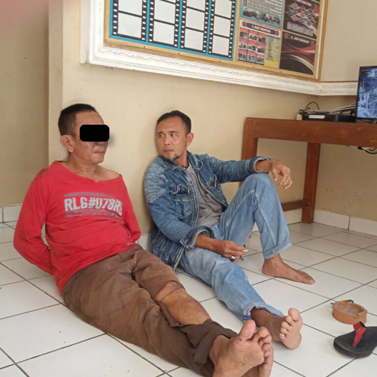 Pelaku Saat Diamankan Polisi