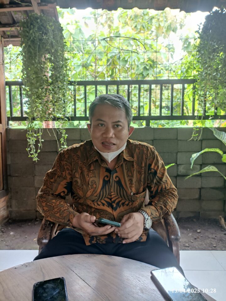 Ketua KPU Gunungkidul Ahmadi R Hani