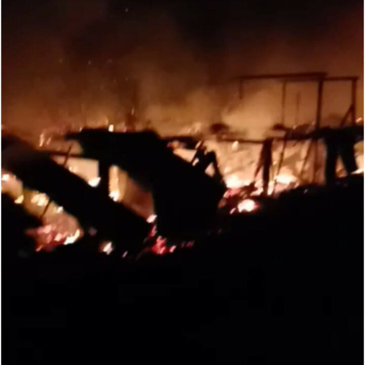 Kondisi Kandang Saat Terbakar