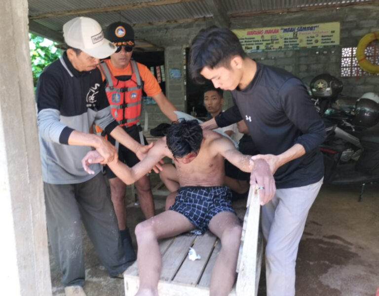 Korban Saat Dilakukan Pertolongan