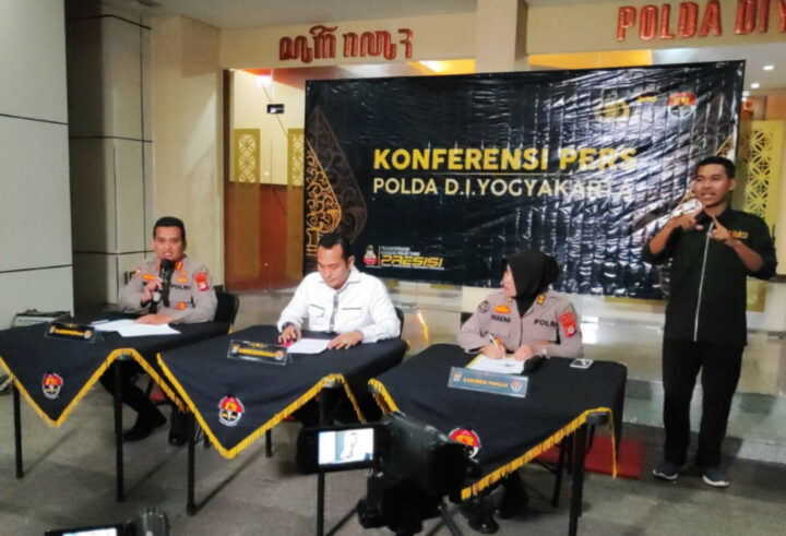 Konfrensi Pers Polda DIY
