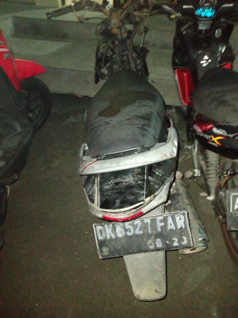 Sepeda Motor Yang Terlibat Laka Lantas