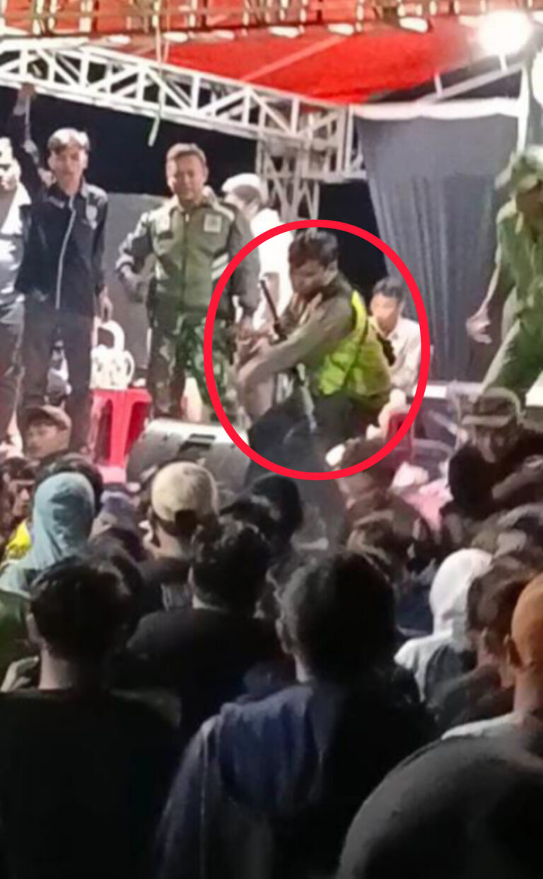 Tangkapan Layar Vidio Saat Kejadian