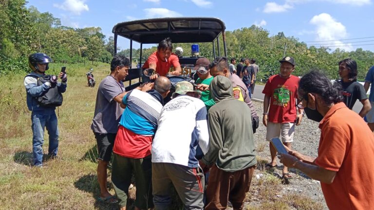 Korban Saat Dievakuasi