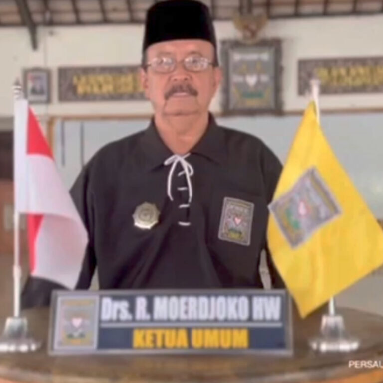 Ketua Umum PSHT Drs R Moerjoko HW