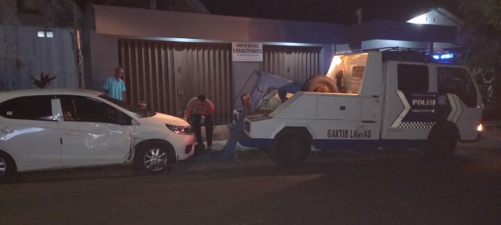 Barang Bukti Laka Lantas Diamankan