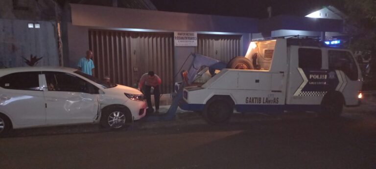 Barang Bukti Laka Lantas Diamankan