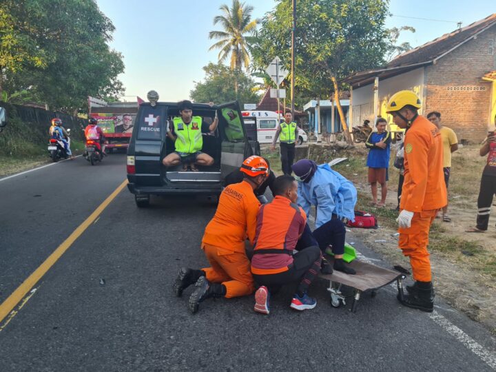 Dua Pemotor Terlibat Kecelakaan