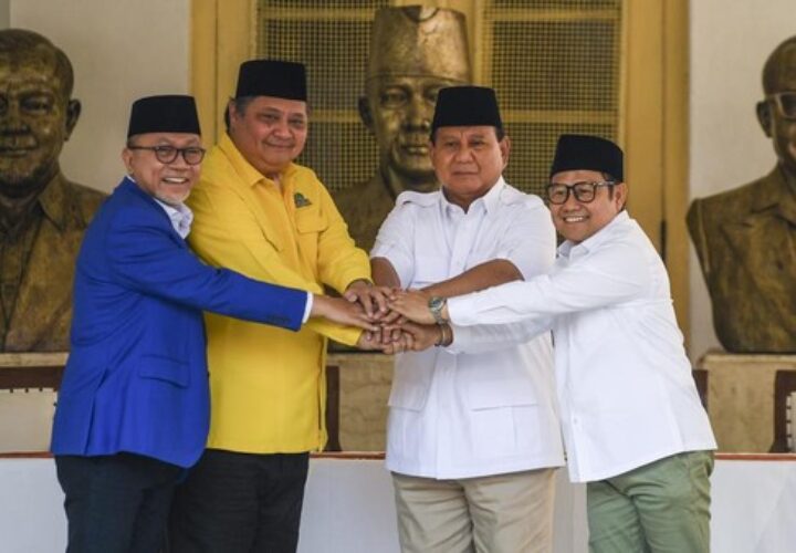 Ketum Parpol PAN Golkar PKB Dukung Prabowo