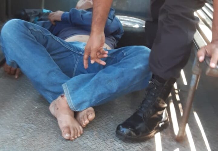 Pelaku Saat Diamankan Polisi