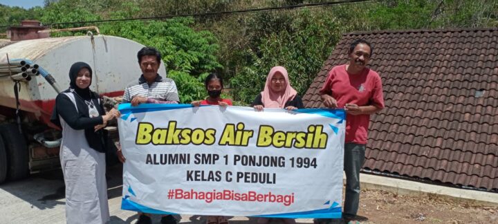 Baksos Droping Air SMP 1 Ponjong