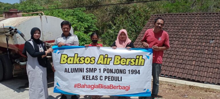 Baksos Droping Air SMP 1 Ponjong