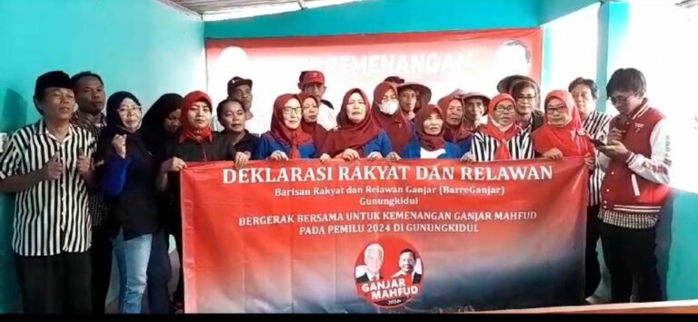 Relawan Pendukung Ganjar Mahfud