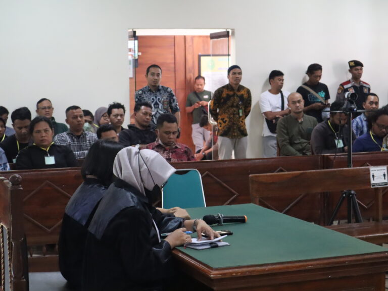 Sidang Putusan Kasus Tertembak Polisi