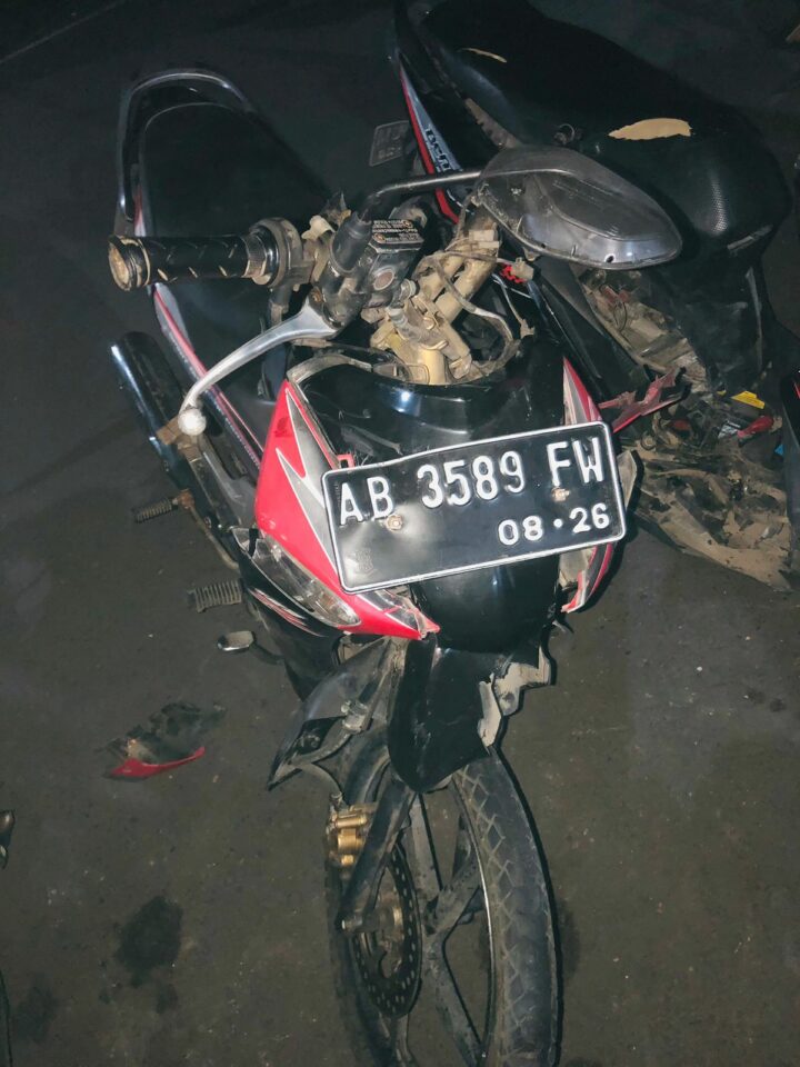 Kondisi Sepeda Motor Usai Kecelakaan