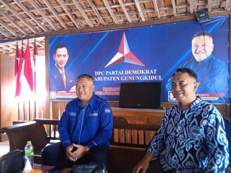 Ketua DPC Demokrat Gunungkidul Hendry Ardiyanto
