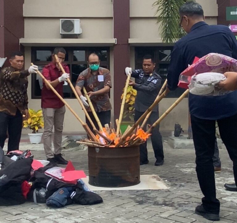 Pemusnahan Barang Bukti Yang Sudah Inkrah